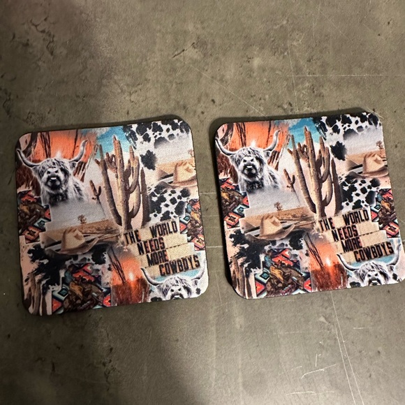 Cowboy coasters - Picture 3 of 4